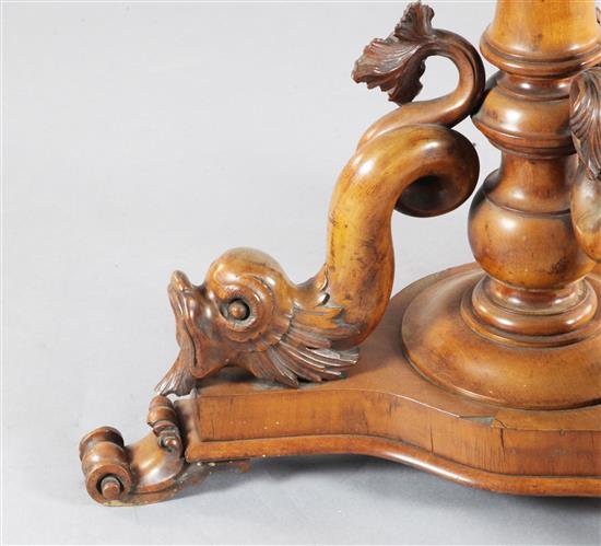 A 19th century Italian specimen marble top centre table, Diam. 2ft 5in. H.2ft 5in